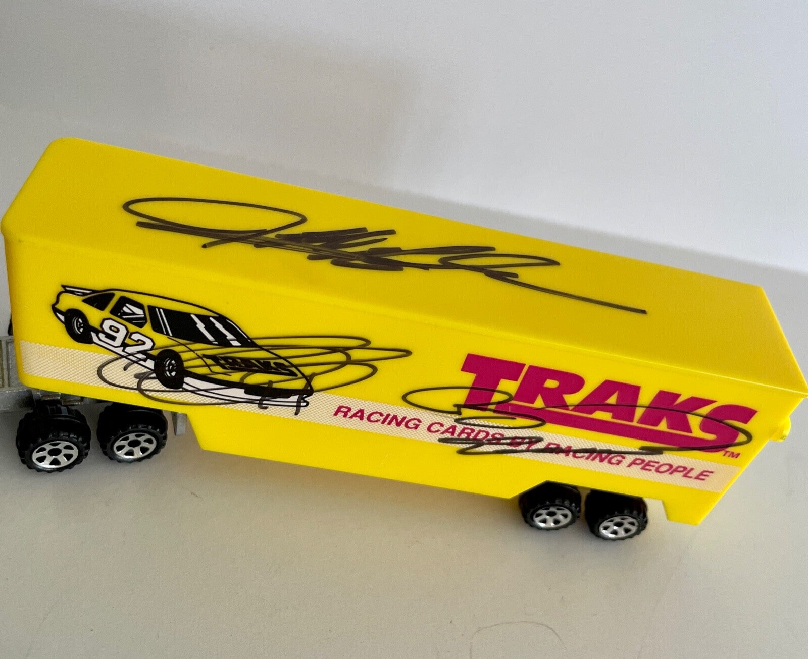 1991 Traks Tractor Trailer 1/64 Signed By 6 Drivers Jeff Gordon Robert Yates ++1