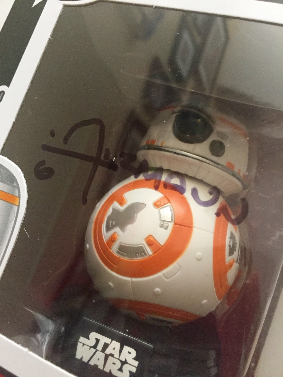 Christian Alzmann STAR WARS BB-8 Signed Funko POP Figure #61 PSA/DNA COA #31