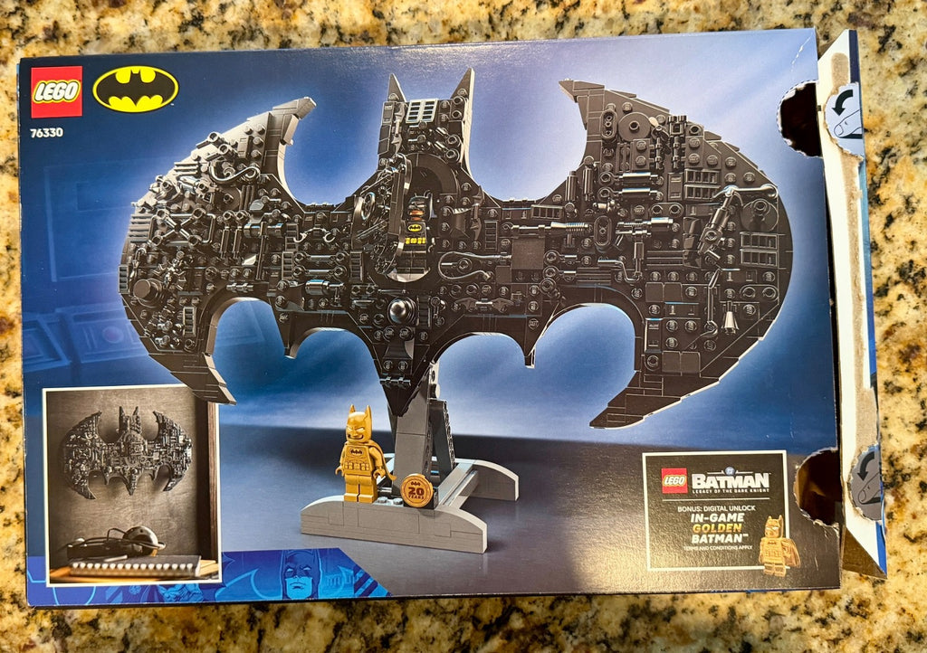 Batman Logo DC Comics LEGO BUILD ONLY 76330 **NO MINIFIGURES***2