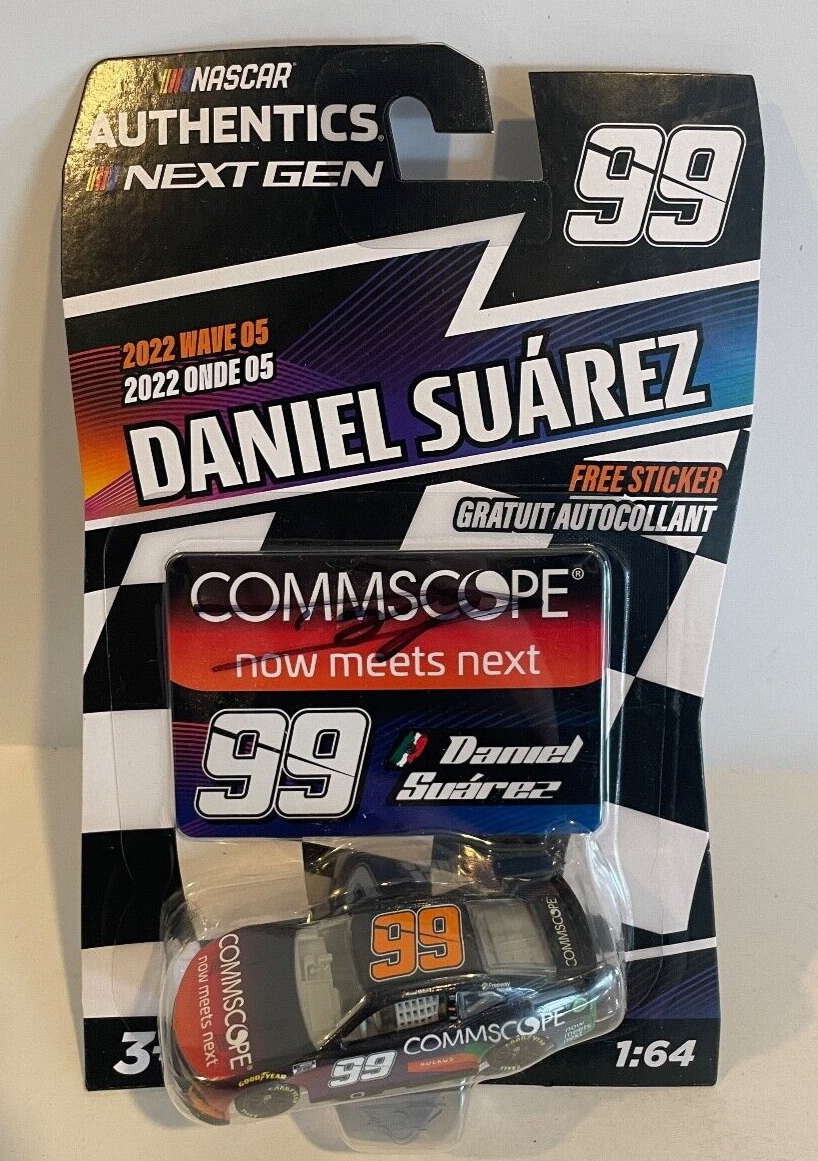 2022 Daniel Suarez Commscope  #99 Signed Auto 1/64 Diecast Car W/ COA #20