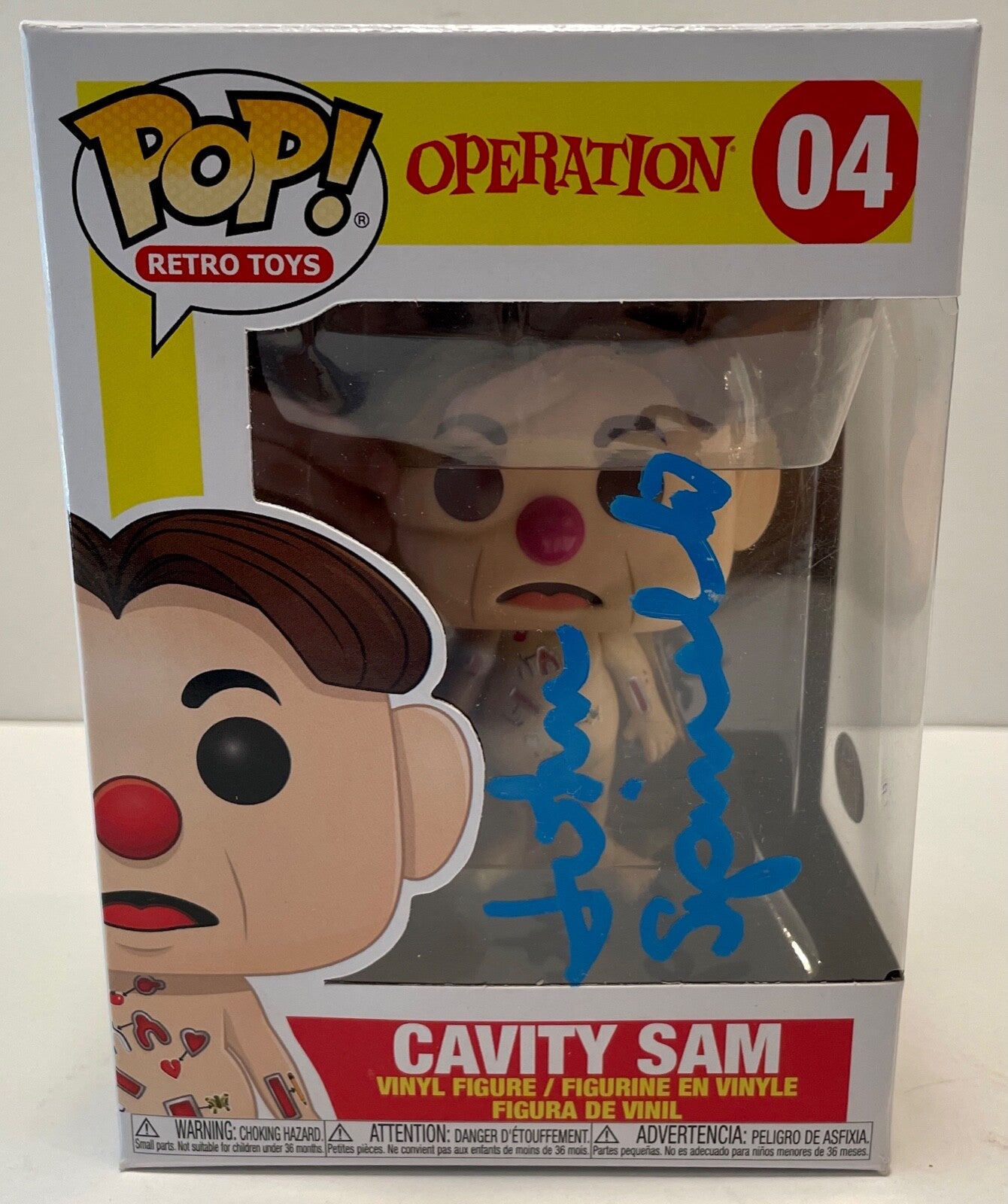 John Spinello Operation Cavity Sam Signed Auto Funko Pop #04 PSA/DNA COA (A)0