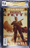 2006 Dark Horse Star Wars Boba Fett Overkill Adam Hughes Signed Auto JSA CGC 9.60