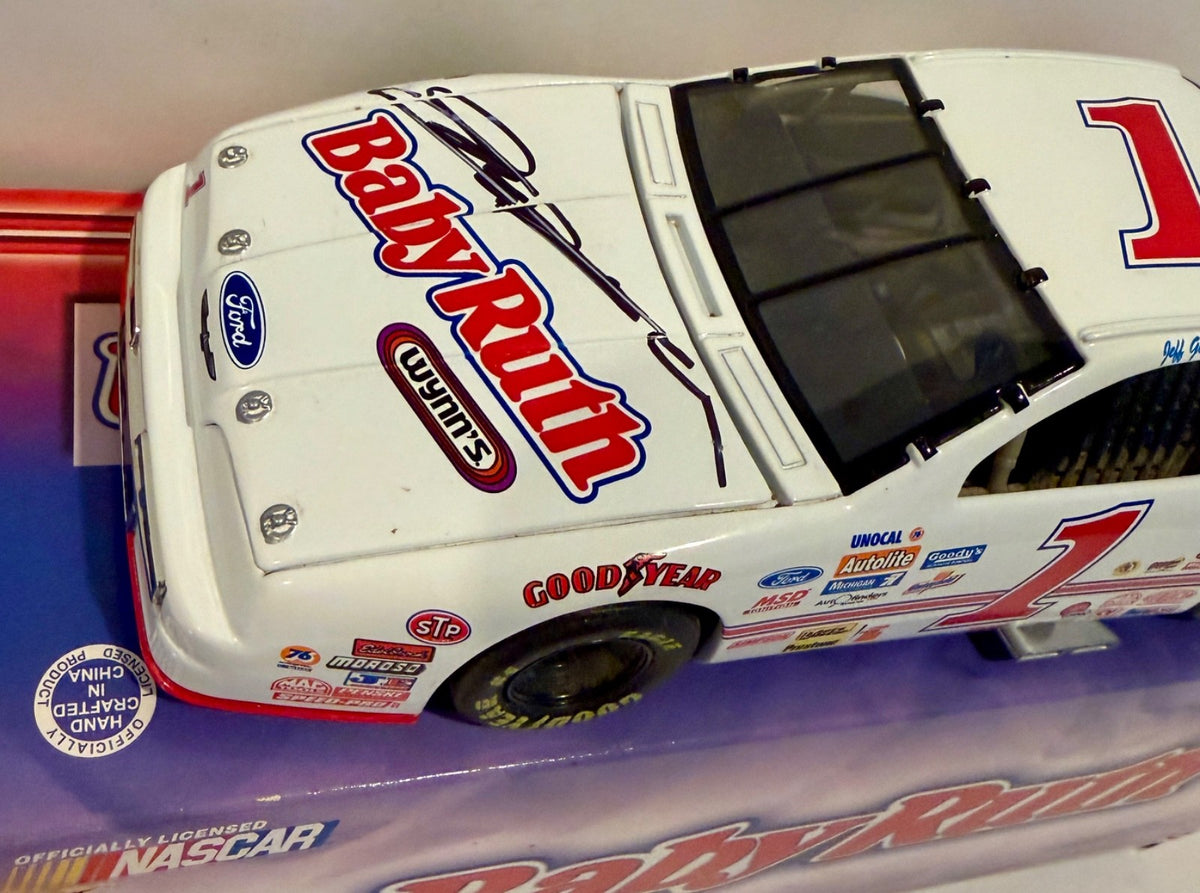 1992 Jeff Gordon Dupont Baby Ruth Candy Bar Signed Auto 1/24 Diecast Car W/ COA1