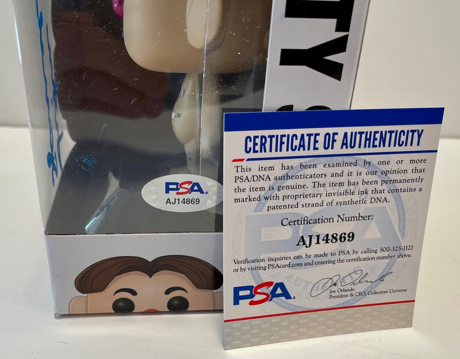 John Spinello Operation Cavity Sam Signed Auto Funko Pop #04 PSA/DNA COA (A)2