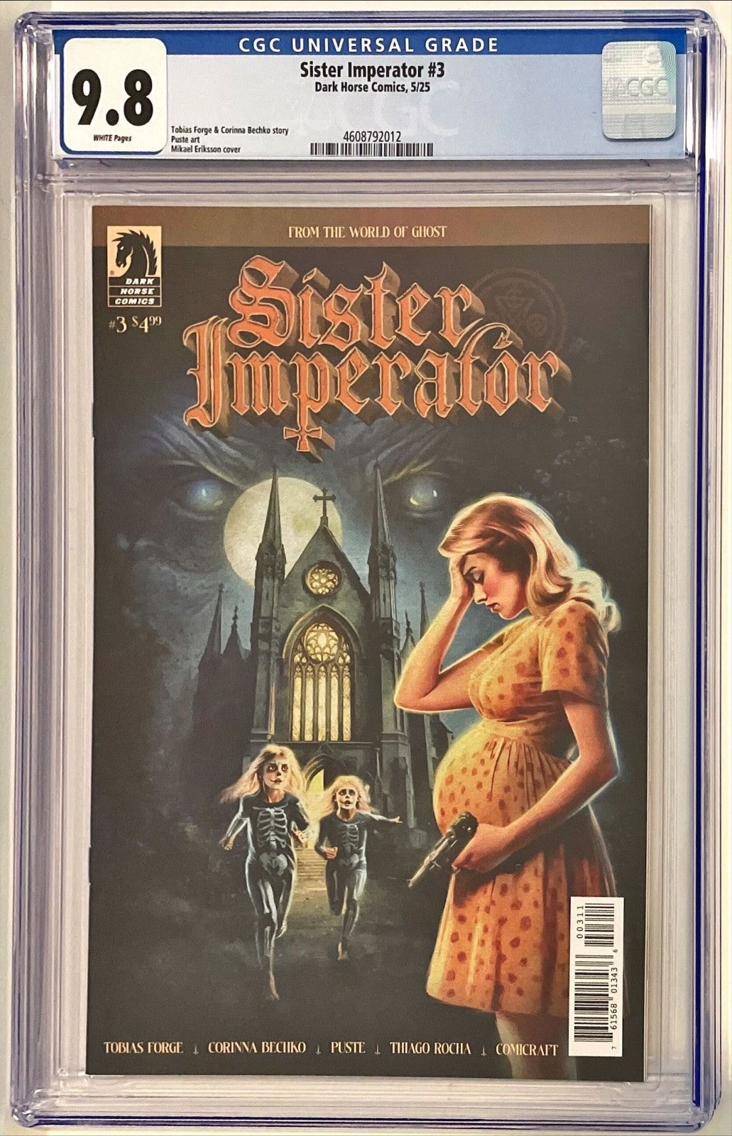 2025 Dark Horse Comics Sister Imperator #3 Ericsson Cover CGC Graded 9.80
