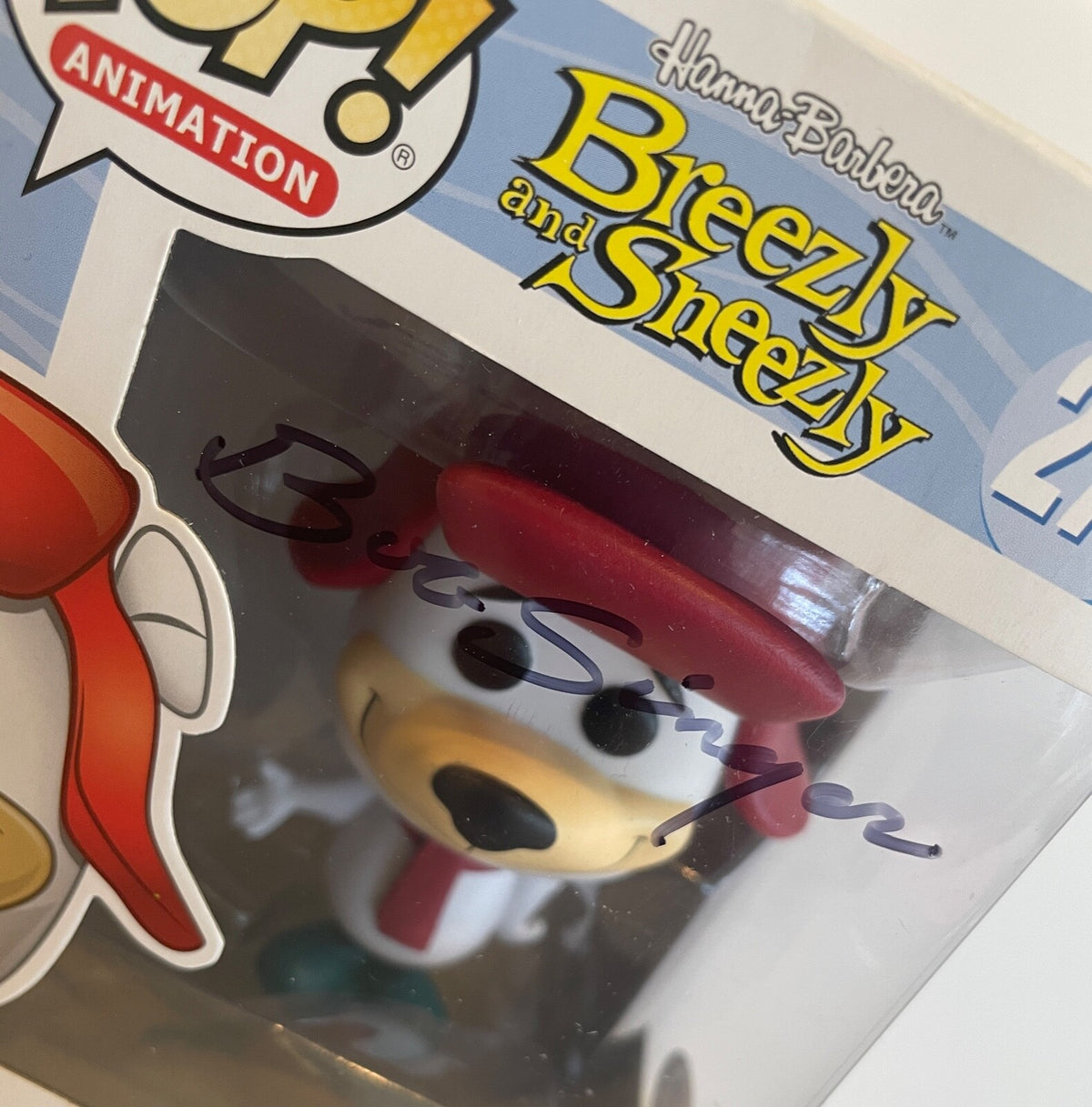 Bob Singer Breezly & Sneezly Signed Auto Funko Pop Figure #277 PSA/DNA COA1