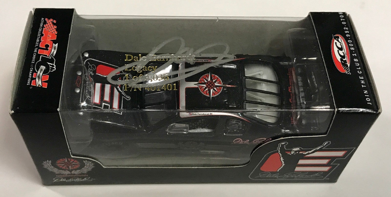 2003 Dale Earnhardt Jr. Signed Auto Legacy Sr Foundation 1/64 Diecast Car0