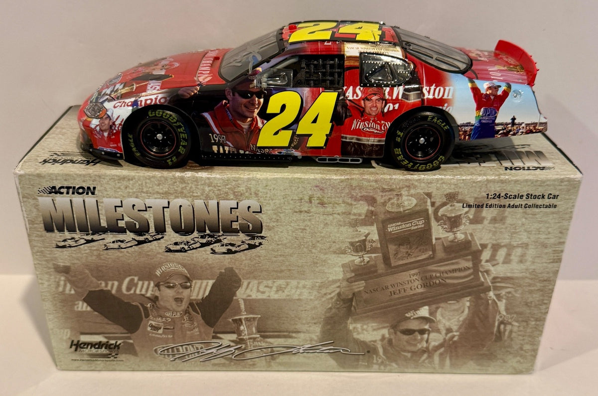 2005 Jeff Gordon Dupont 3x Daytona 500 Win Signed Auto 1/24 Diecast Car W/ COA0