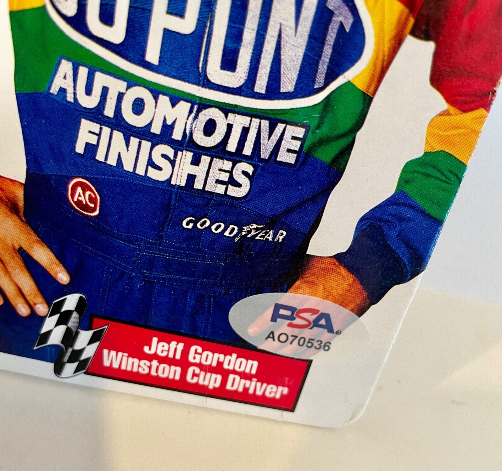 1994 Jeff Gordon Kelloggs Signed Auto 3 Car Mini 1/64 Set PSA DNA #22