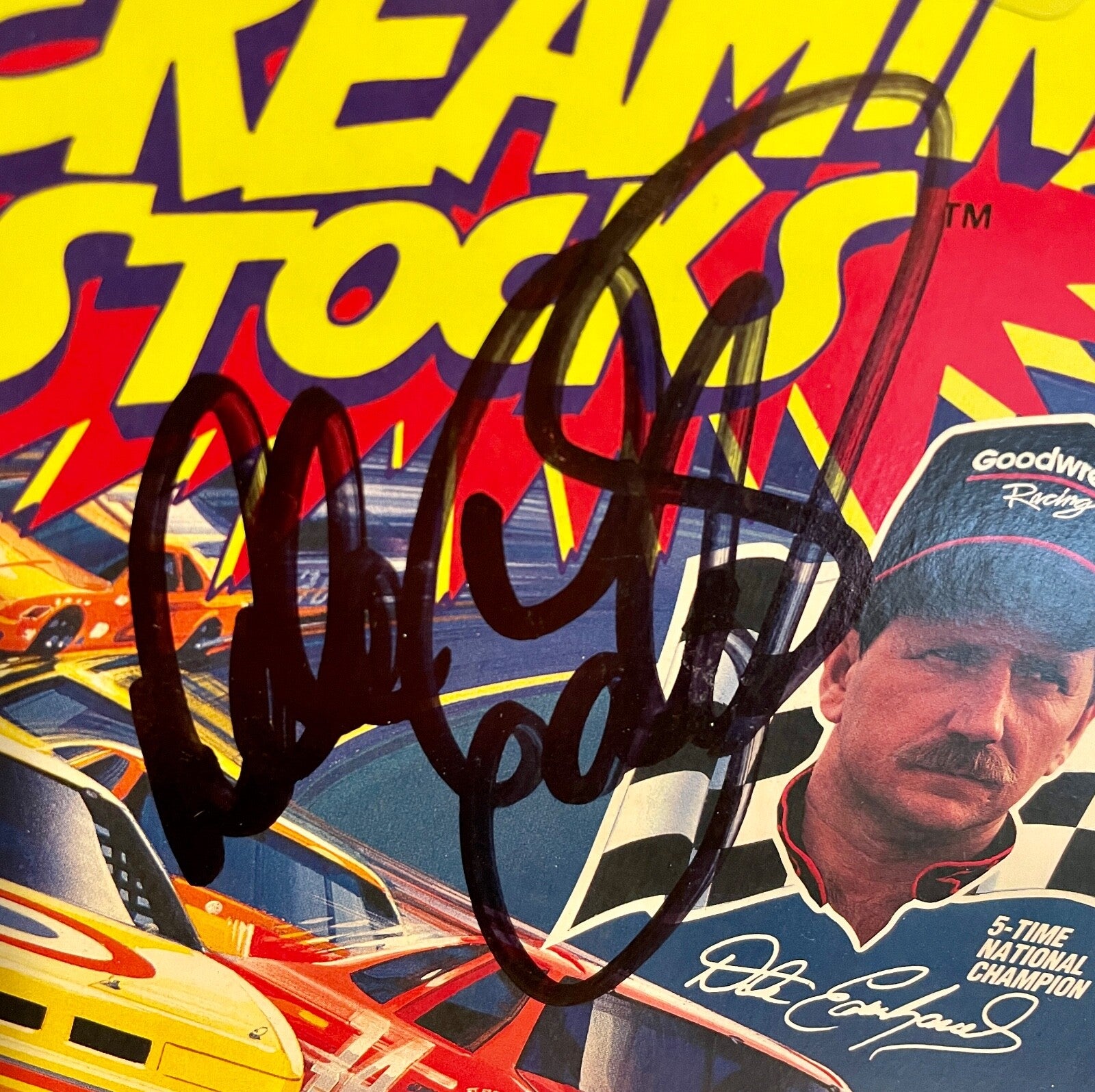 1991 Dale Earnhardt Sr & Dale Earnhardt Jr  Dual Signed 1/64 Screaming Stock Car2