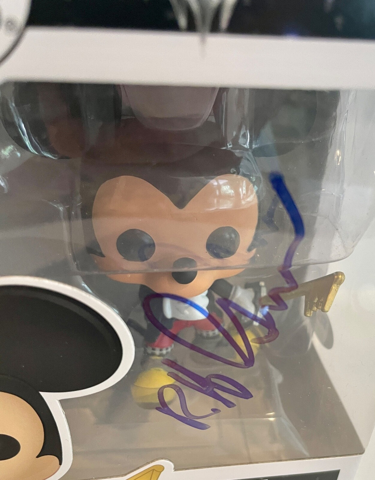 Bob Gurr Mickey Mouse Kingdom Hearts Signed Auto Funko Pop #489 PSA/DNA COA1