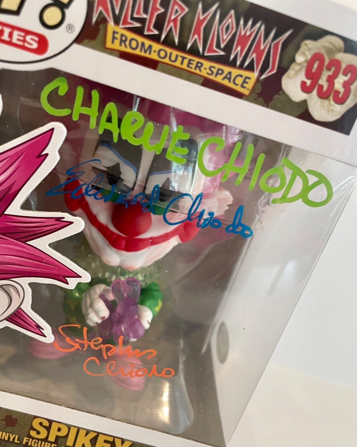 Chiodo Brothers Killer Klowns Spikey Signed Auto Funko Pop #933 PSA/DNA COA #11