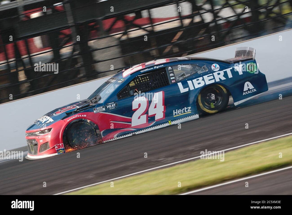2020 William Byron Liberty University Signed Race Used 9x9 Sheetmetal Piece #72