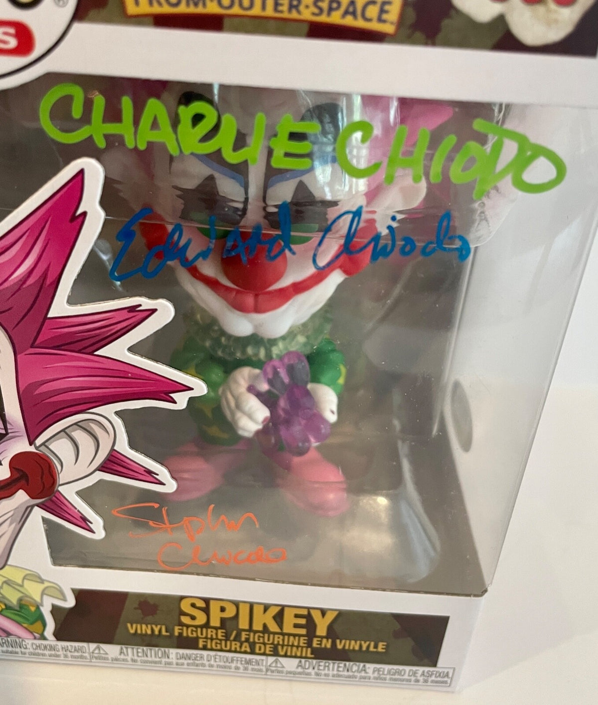 Chiodo Brothers Killer Klowns Spikey Signed Auto Funko Pop #933 PSA/DNA COA #21