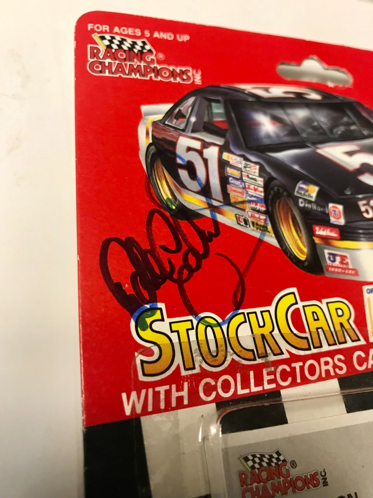1994 Dale Earnhardt Sr & Jeff Gordon Dual Signed 1/64 Pepsi Bel Air Diecast Car1
