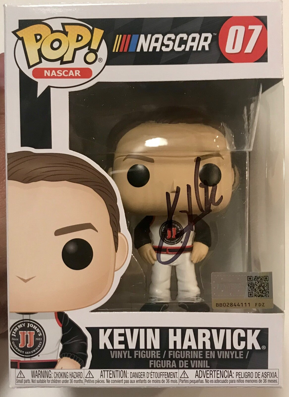 Kevin Harvick Signed Auto Autograph NASCAR Funko Pop Toy Figure PSA/DNA COA0