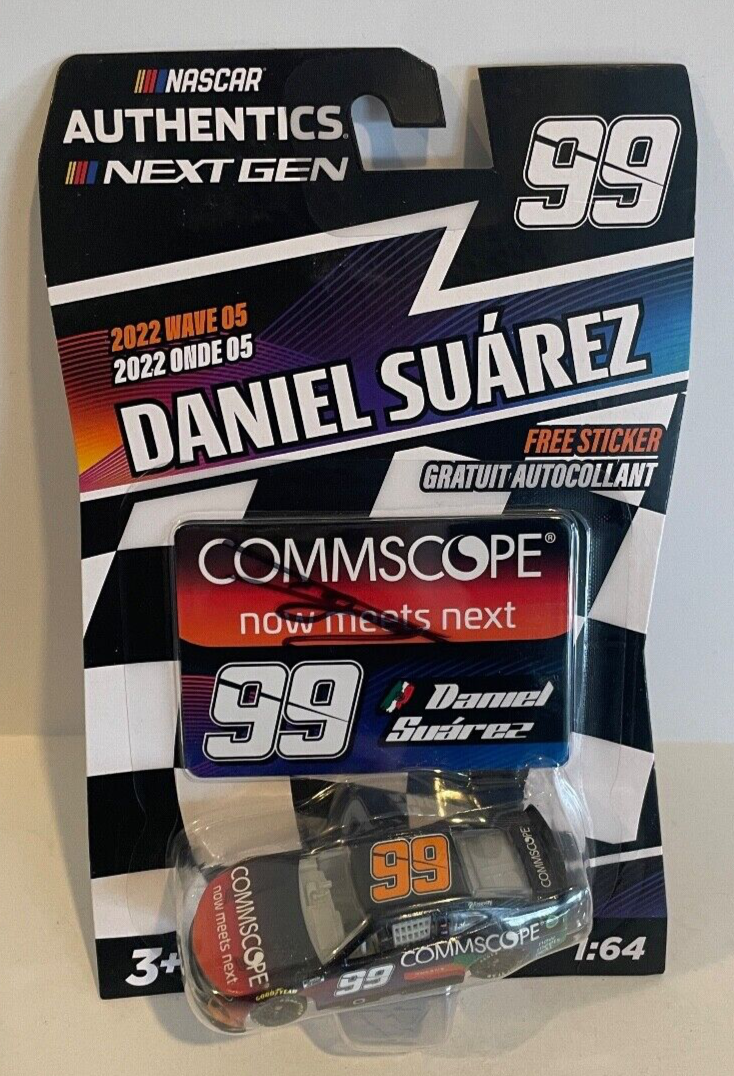 2022 Daniel Suarez Commscope  #99 Signed Auto 1/64 Diecast Car W/ COA #10