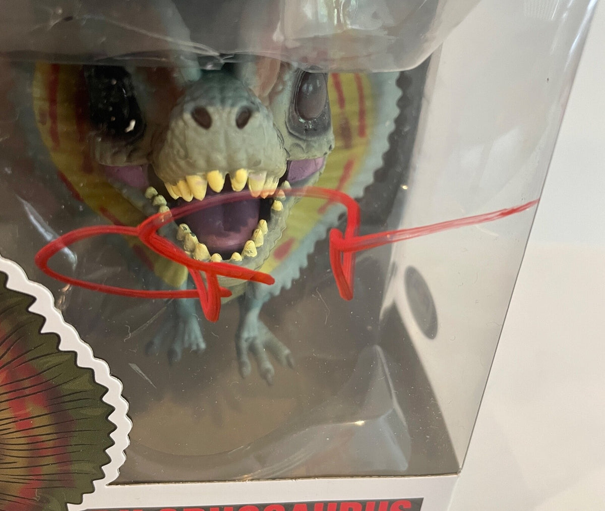 John Rosengrant Jurassic Park Dilophosaurus Signed Auto Funko Pop PSA/DNA COA1