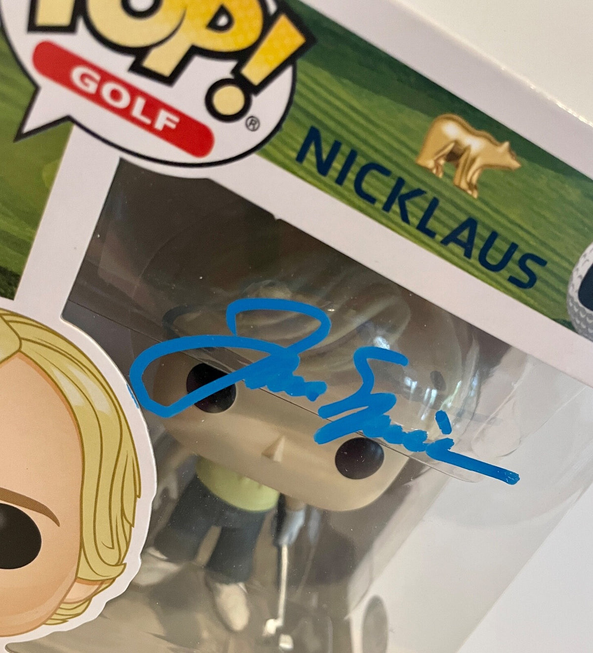 Jack Nicklaus Masters The Golden Bear Signed Auto Funko Pop Figure PSA/DNA COA1