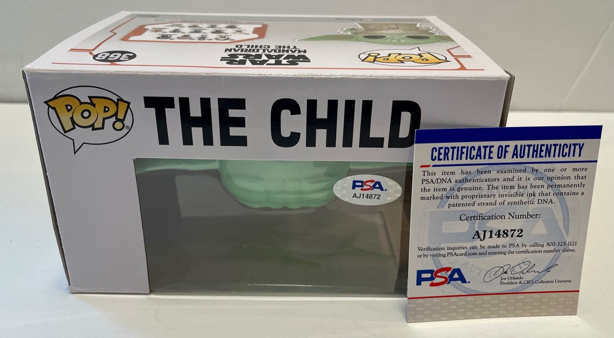 John Rosengrant Mandalorian The Child Signed Auto Funko Pop #368 PSA/DNA COA (B)2