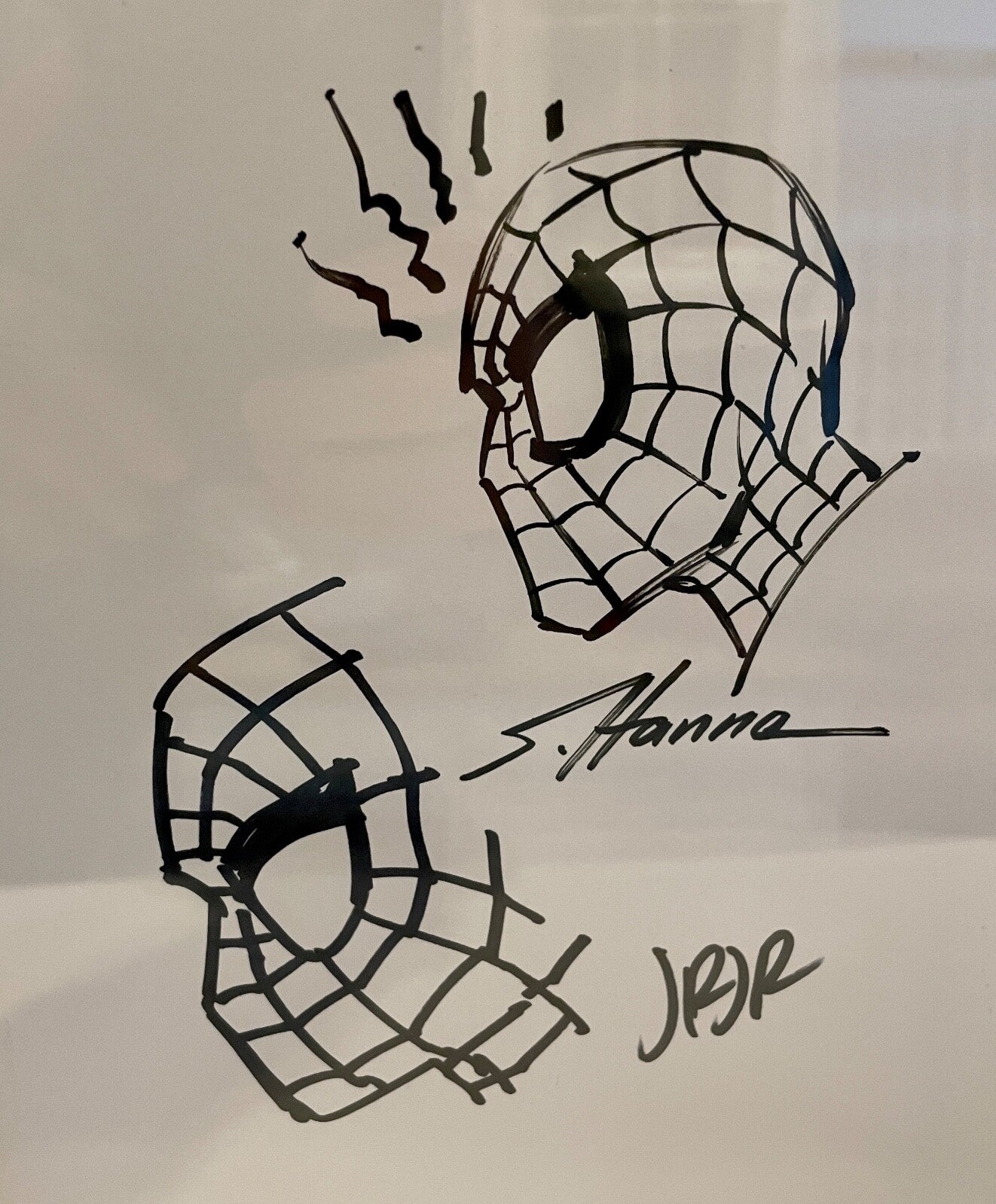 2021 Spiderman 1 Signed & Sketch John Romita Scott Hanna Blank Variant CGC 9.8 A2
