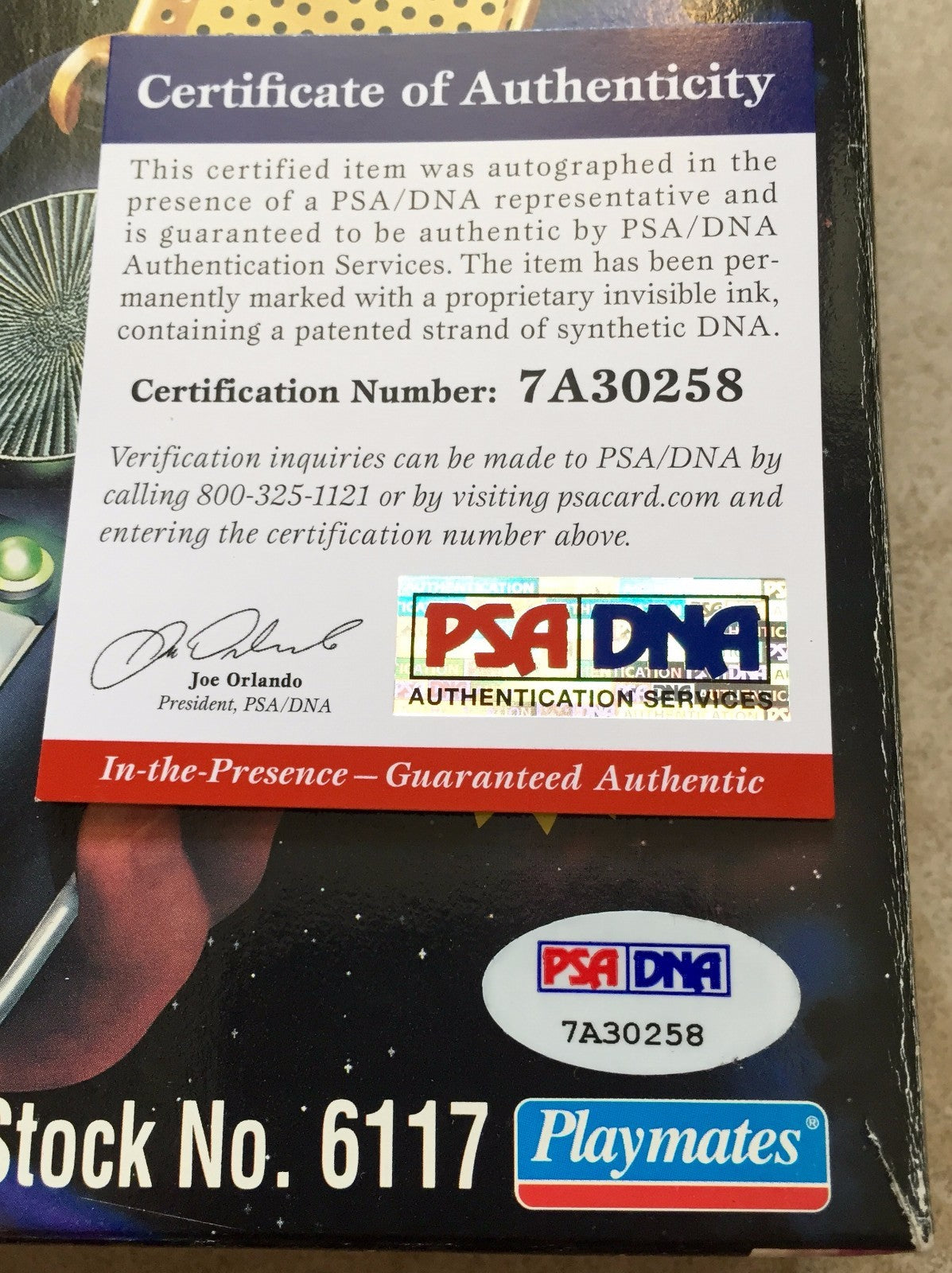 William Shatner Signed Star Trek Playmates Classic Communicator PSA/DNA COA (A)1