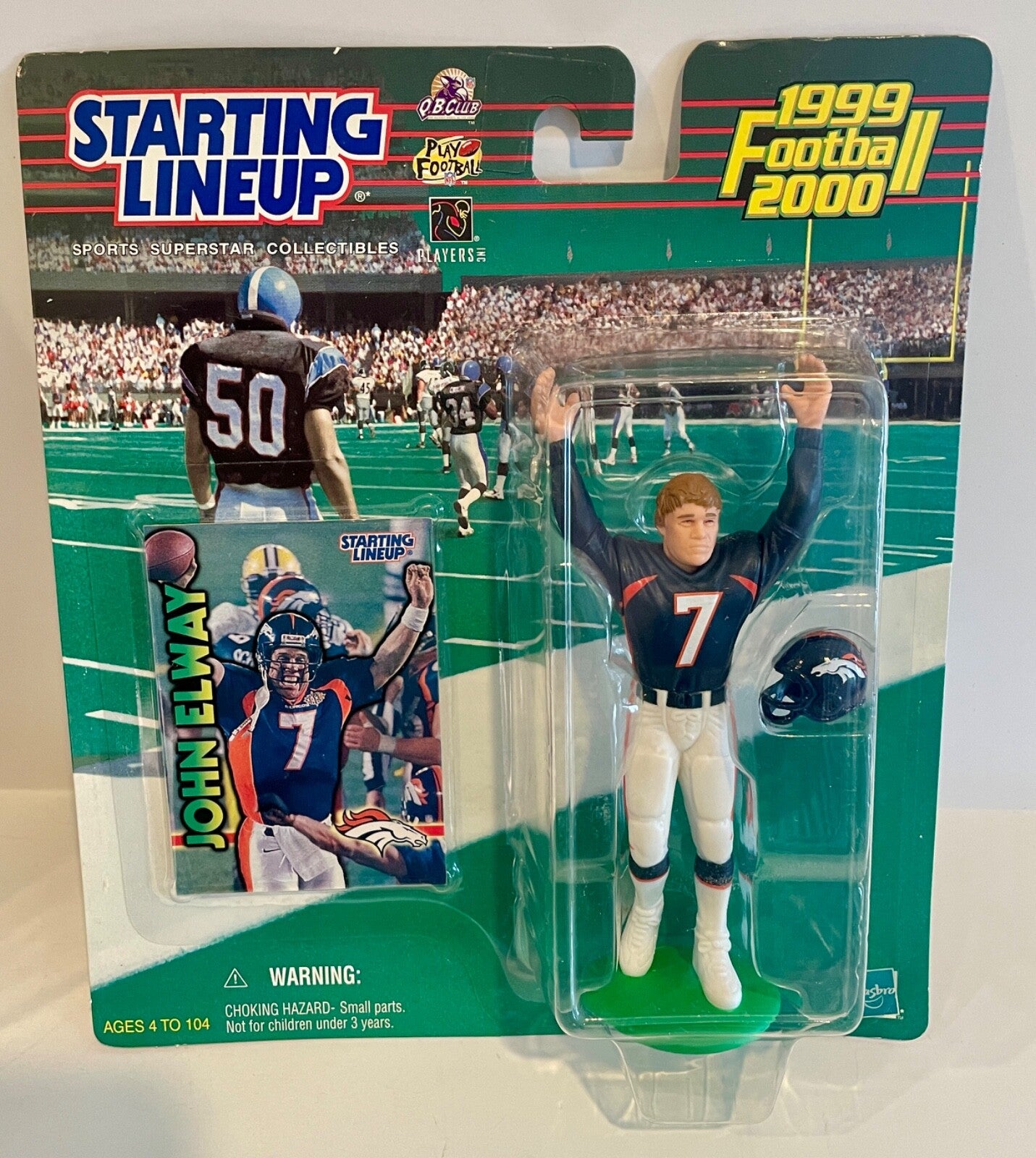 1999 2000 Kenner Vintage Starting Lineup Denver Broncos John Elway LOT Of 21