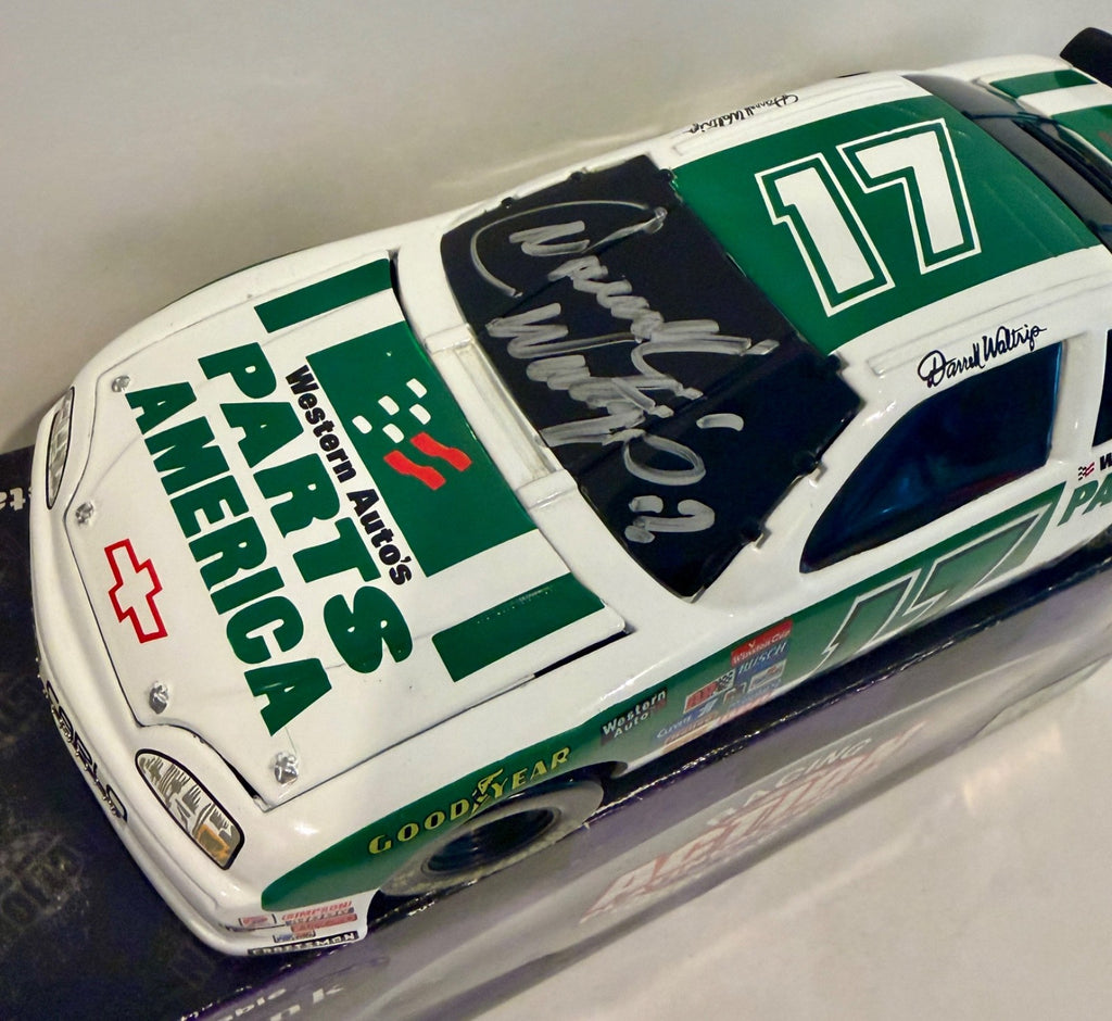 1997 Darrell Waltrip #17 Parts America 87-90 Signed Auto 1/24 Diecast Car W/ COA1