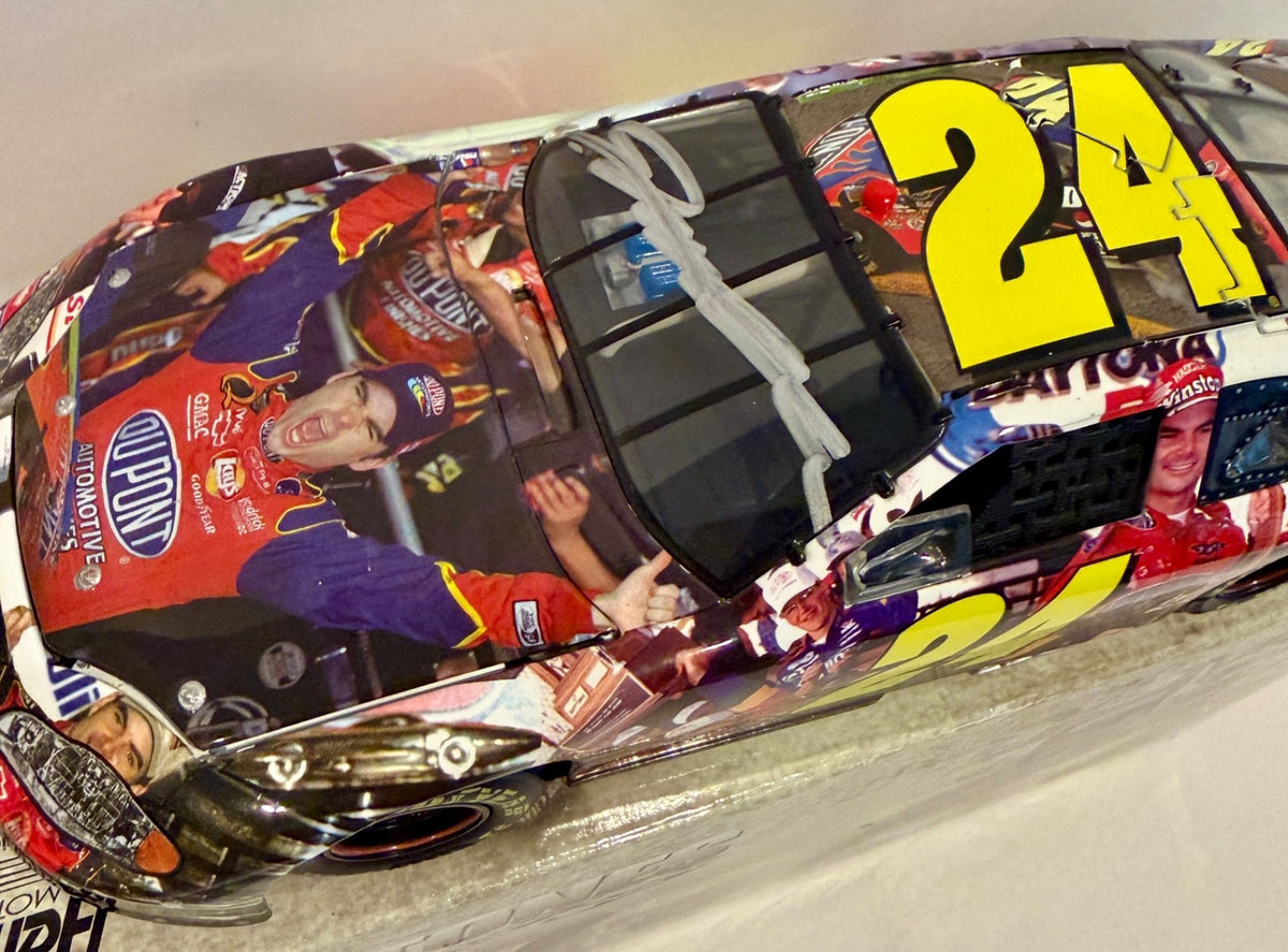 2005 Jeff Gordon Dupont 4x Indy 400 Win Signed Auto 1/24 Diecast Car W/ COA1