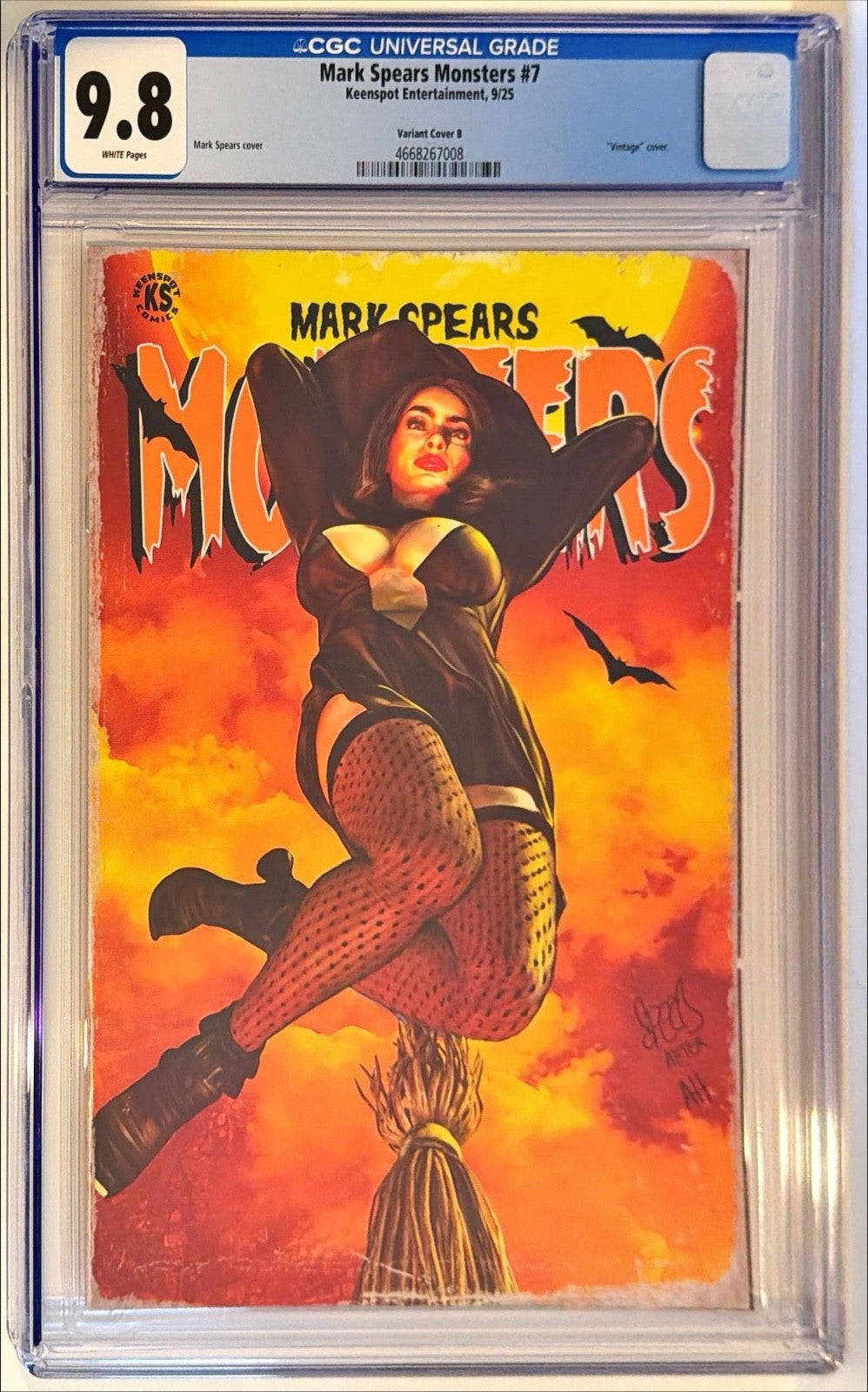 2025 Keenspot Comics Mark Spears Monsters #7 Variant Cover B CGC Graded 9.80