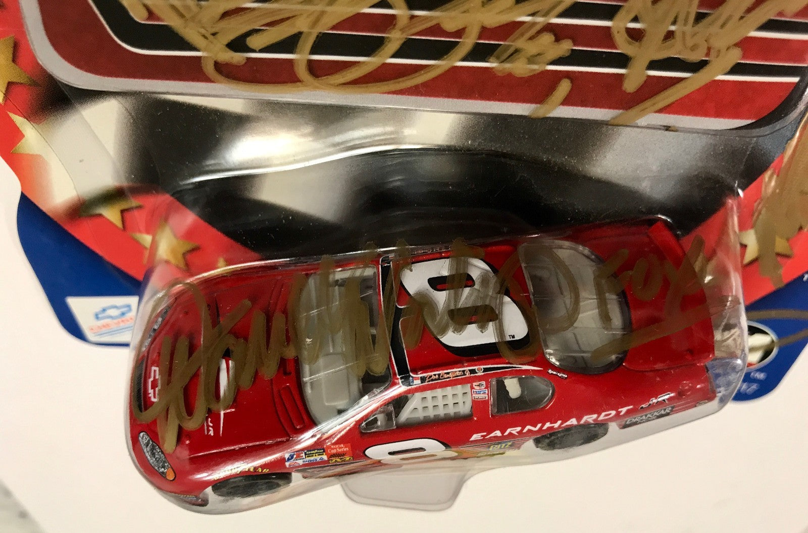 2002 Dale Earnhardt Jr Jeff Gordon Johnson Harvick Multi Signed 1/64 Diecast Car2