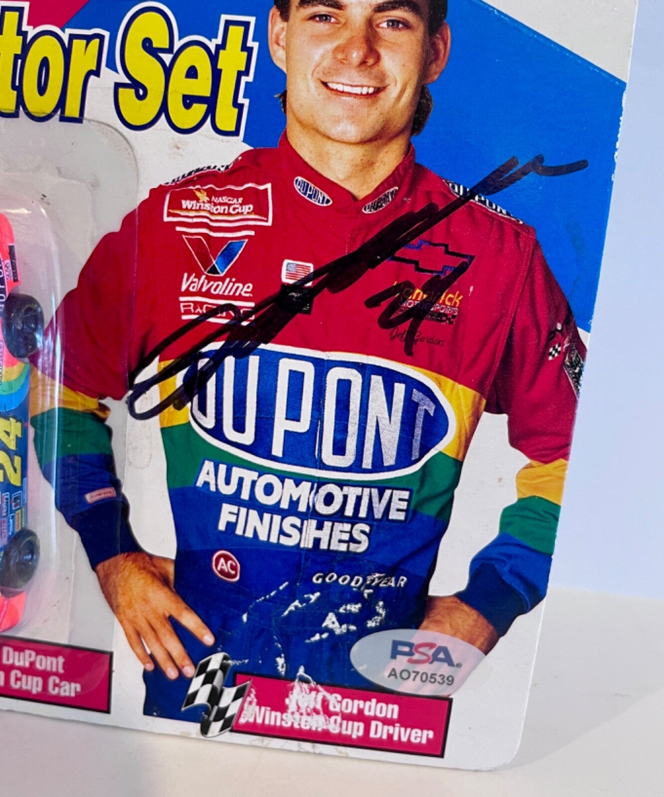 1994 Jeff Gordon Kelloggs Signed Auto 3 Car Mini 1/64 Set PSA DNA #31
