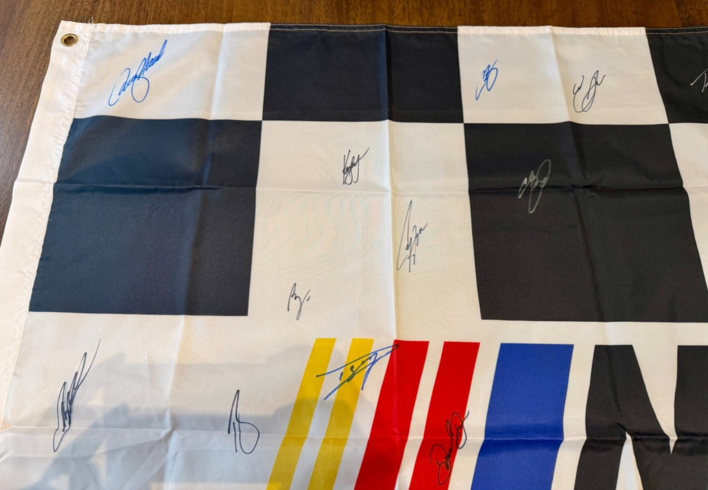 2026 NASCAR Multi 51 Signed 3'x5' Flag Kyle Busch Dale Jr Gordon Chase Elliott +1
