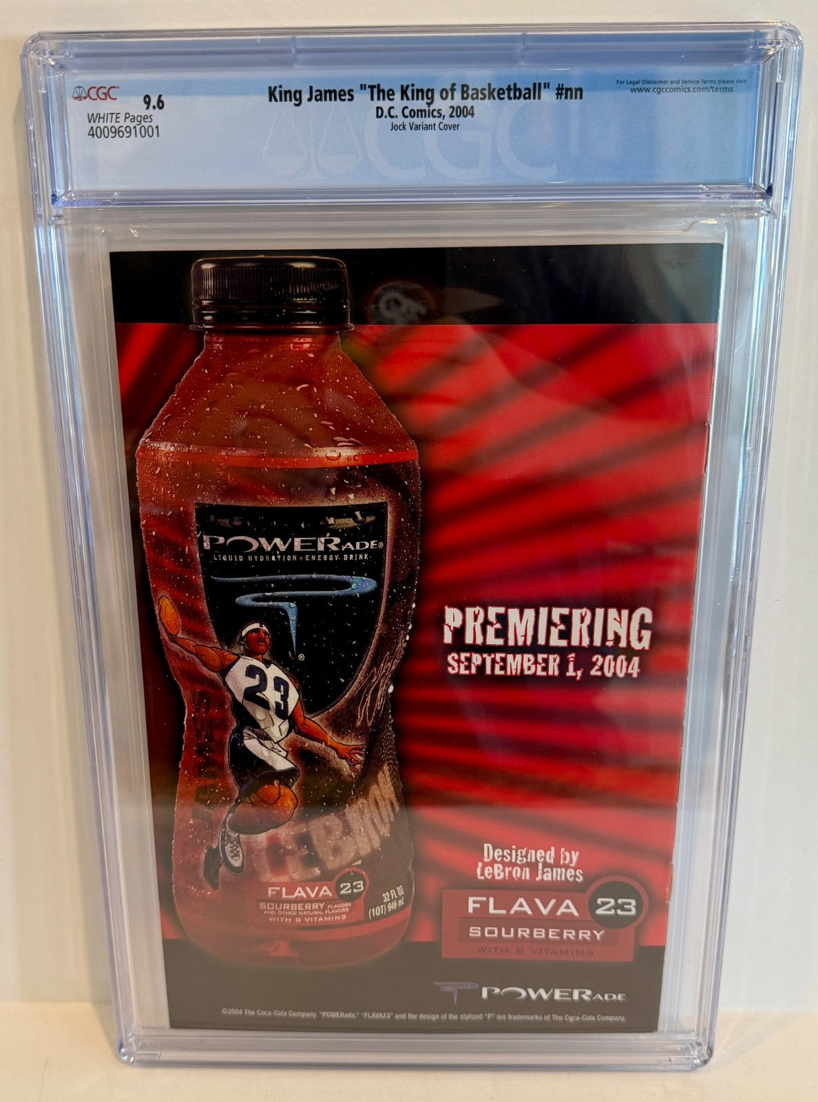 2004 DC Comics King James Basketball Lebron James Rookie RC Graded CGC 9.62