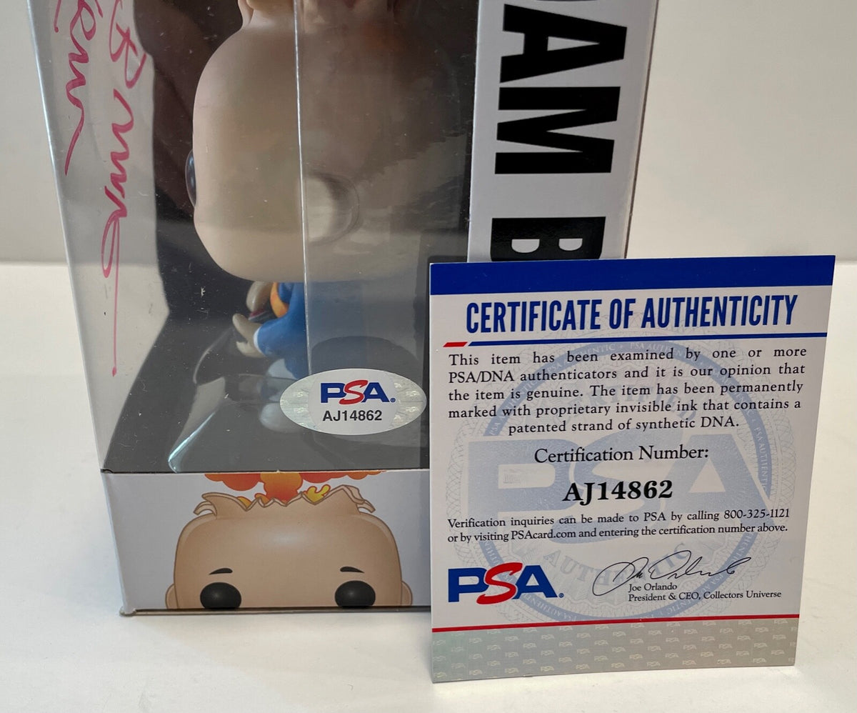 Tom Bunk Garbage Pail Kids Adam Bomb Signed Auto Funko Pop #01 PSA/DNA COA (C)2