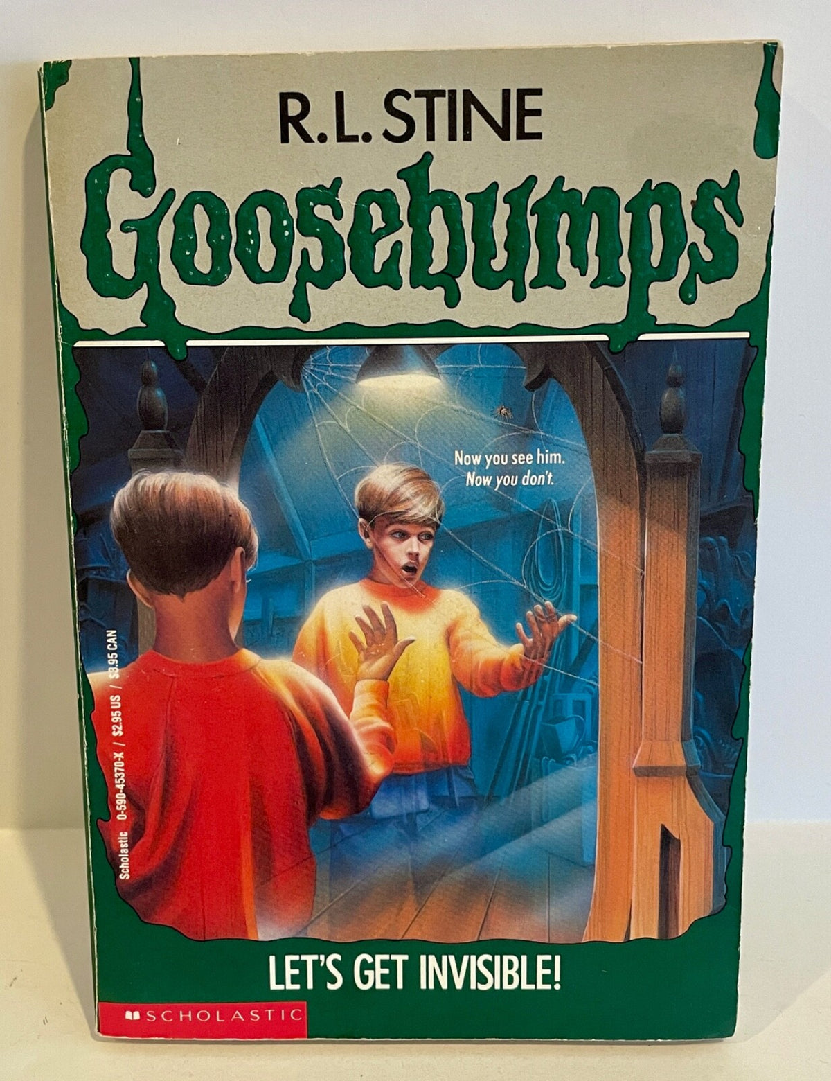 Tim Jacobus Goosebumps Lets Get Invisible #6 Signed Original Book PSA DNA0