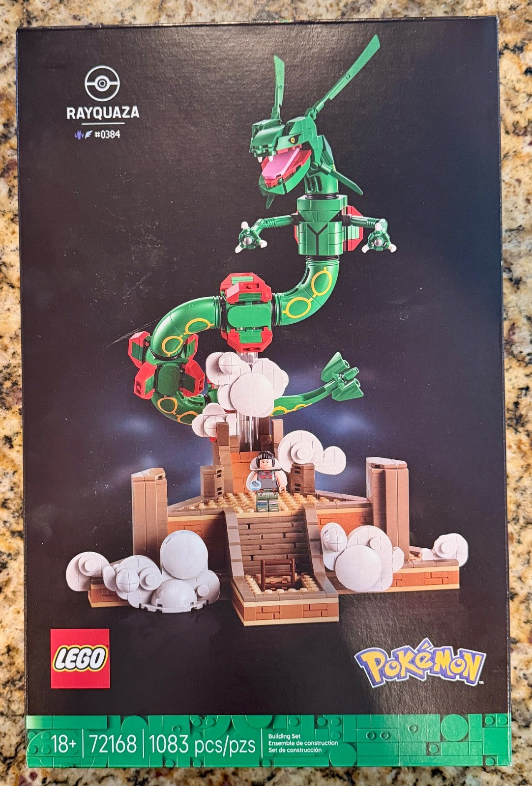 Pokemon Rayquaza #0384 LEGO BUILD ONLY 72168 **NO MINIFIGURE***2