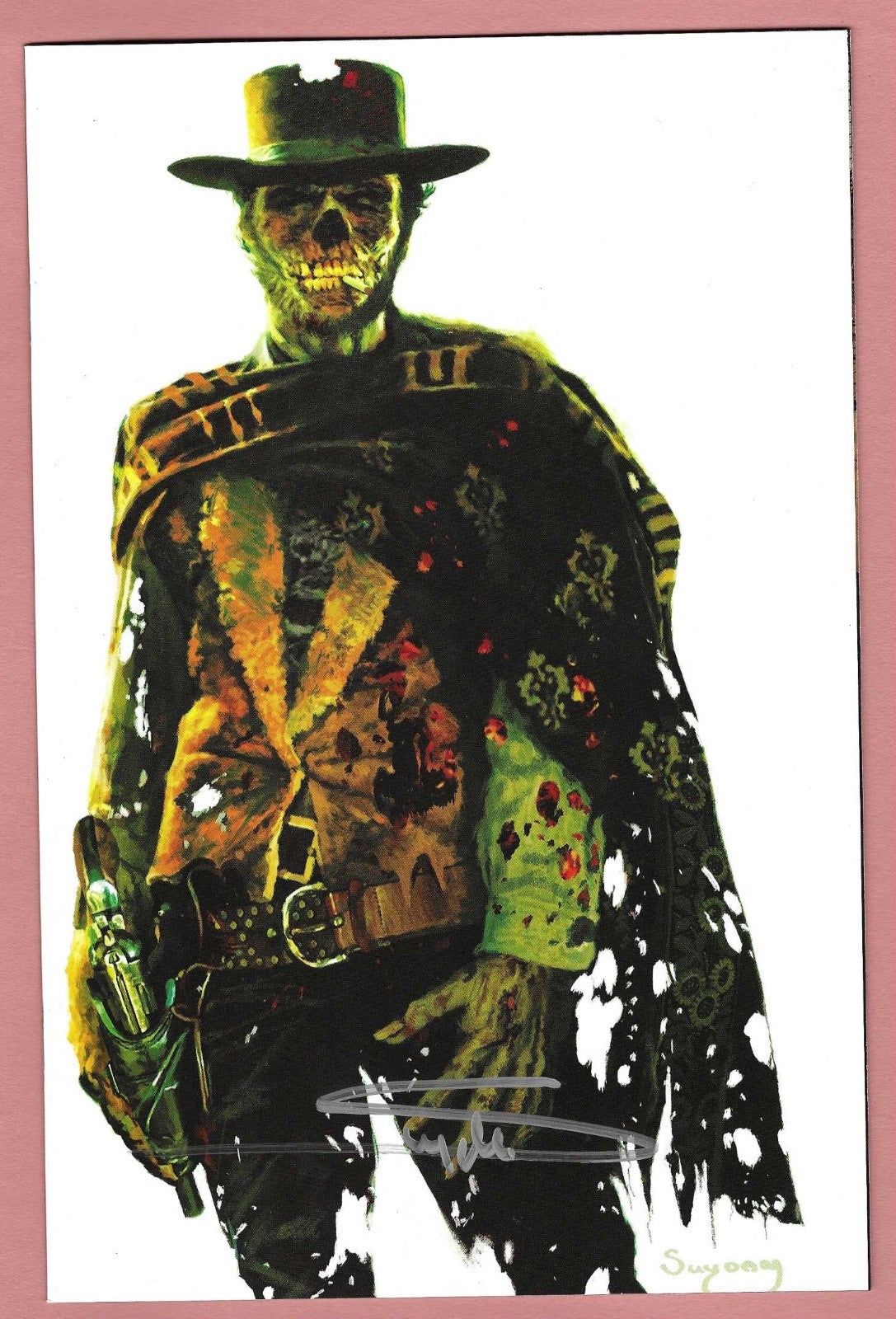 2008 Dynamite The Man With No Name #1 VIRGIN Signed By Arthur Suydam Comic0