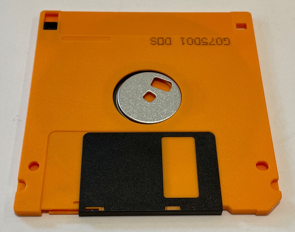 Vint Vinton Cerf Creator Of The Internet Signed Orange Floppy Disk PSA/DNA COA1