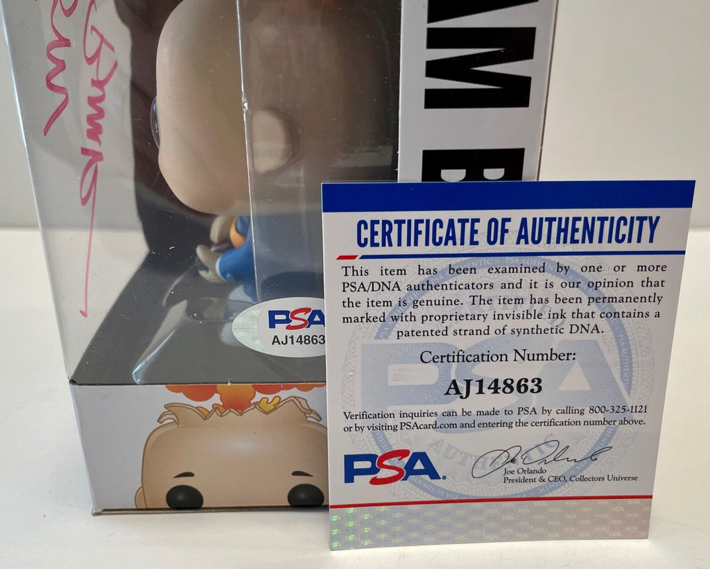 Tom Bunk Garbage Pail Kids Adam Bomb Signed Auto Funko Pop #01 PSA/DNA COA (B)2