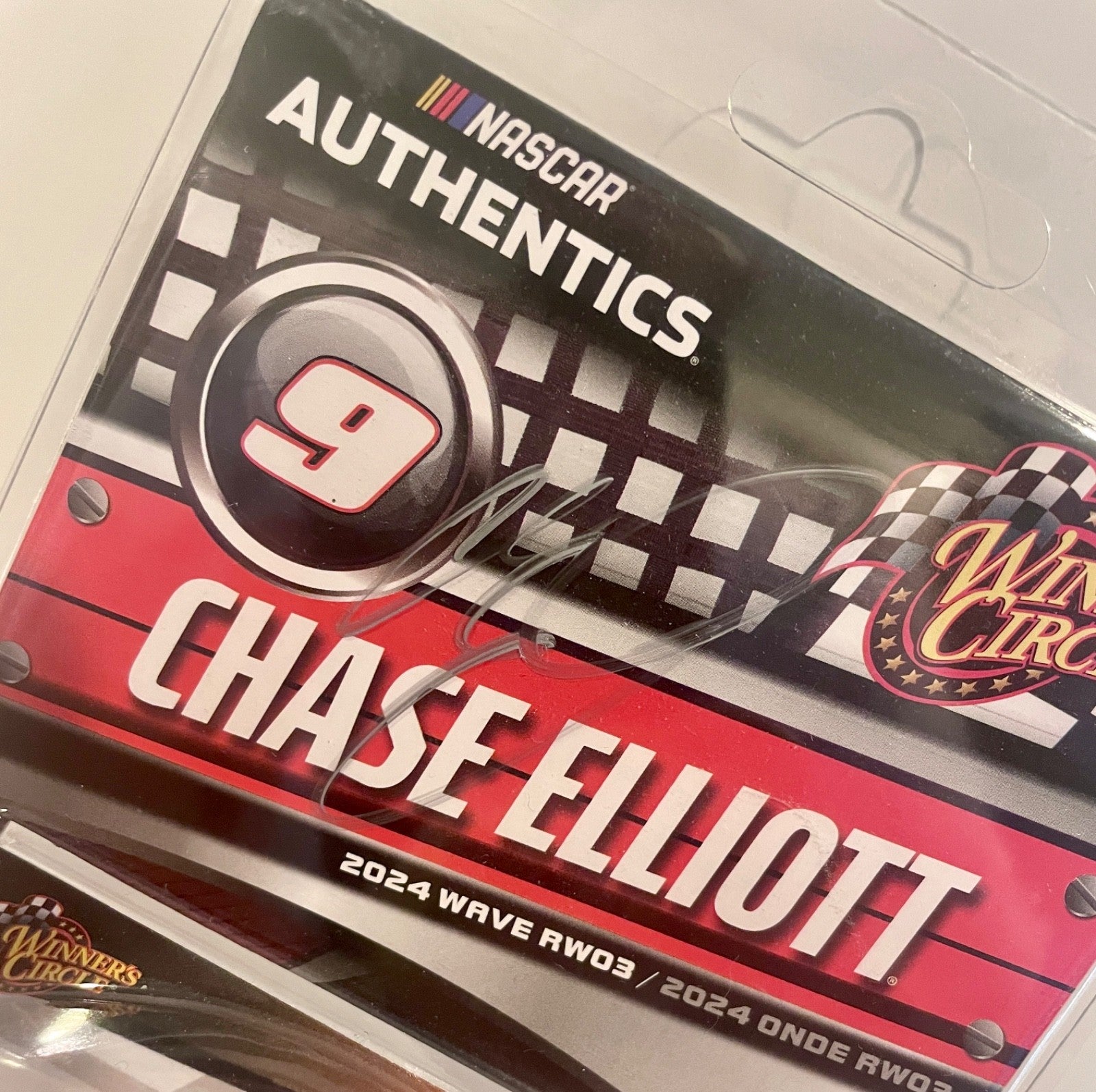 2024 Chase Elliott TEXAS WIN Signed Auto 1/64 Diecast Car W/ COA #21