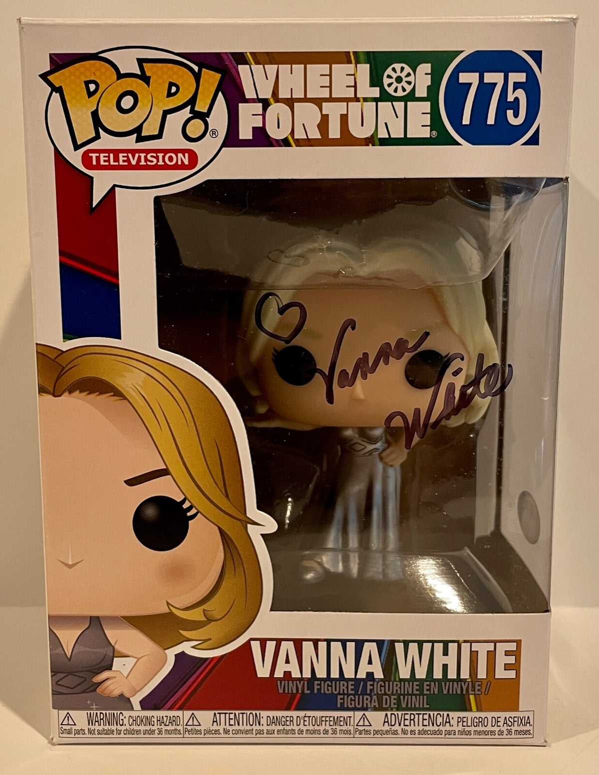 Vanna White Wheel Of Fortune #775 Signed Auto Funko Pop Figure PSA/DNA COA #10