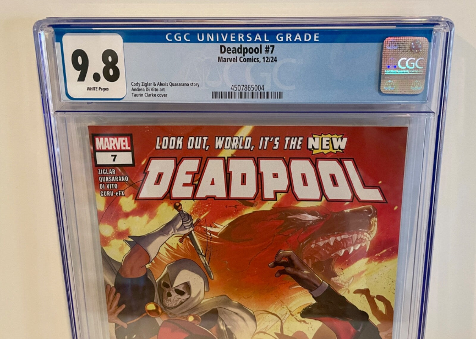 2024 Marvel Deadpool #7 Spiderboy 1st Daughter Ellie App CGC Graded 9.81