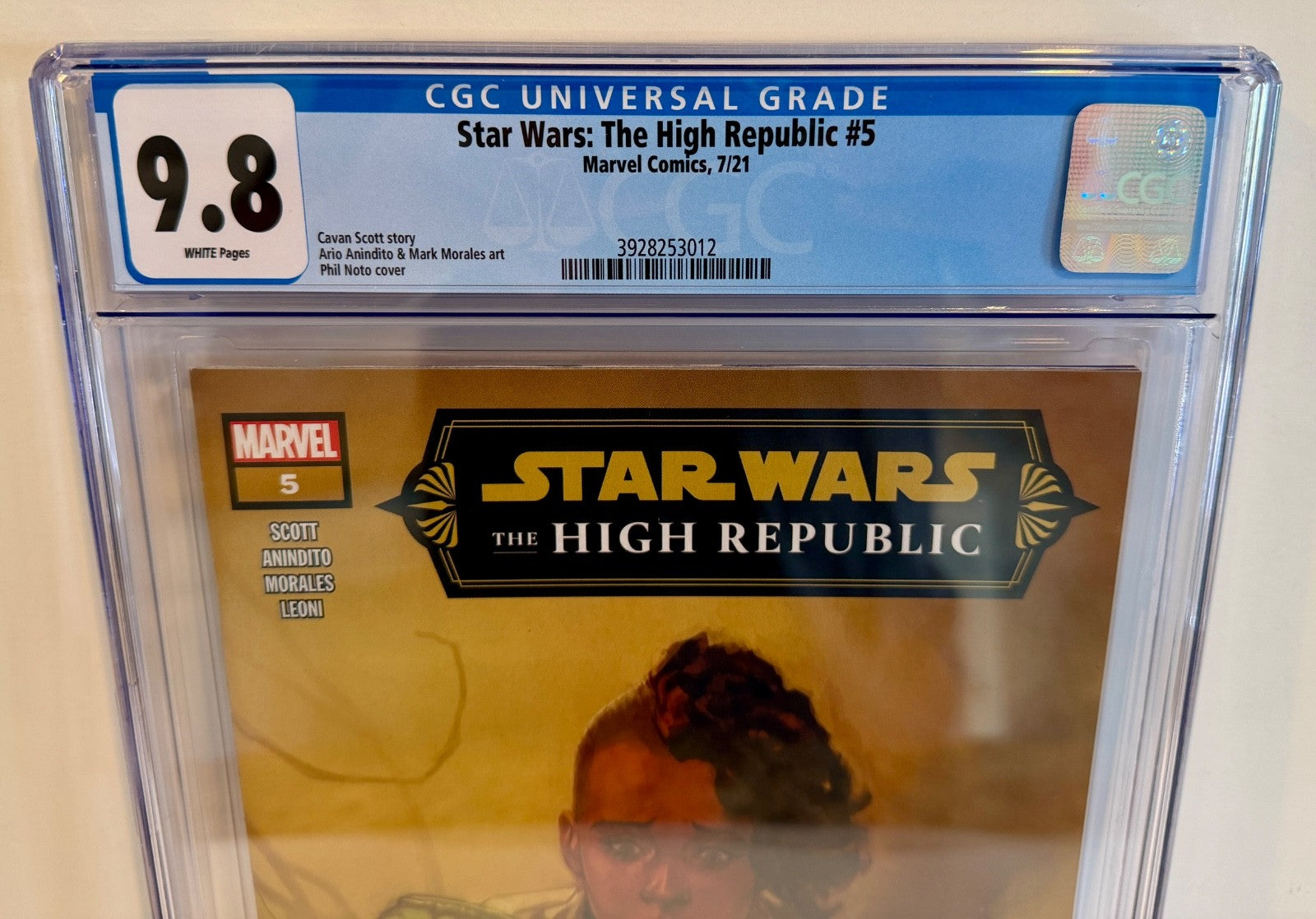 2021 Marvel Comics Star Wars The High Republic #5 1st App CGC Graded 9.81