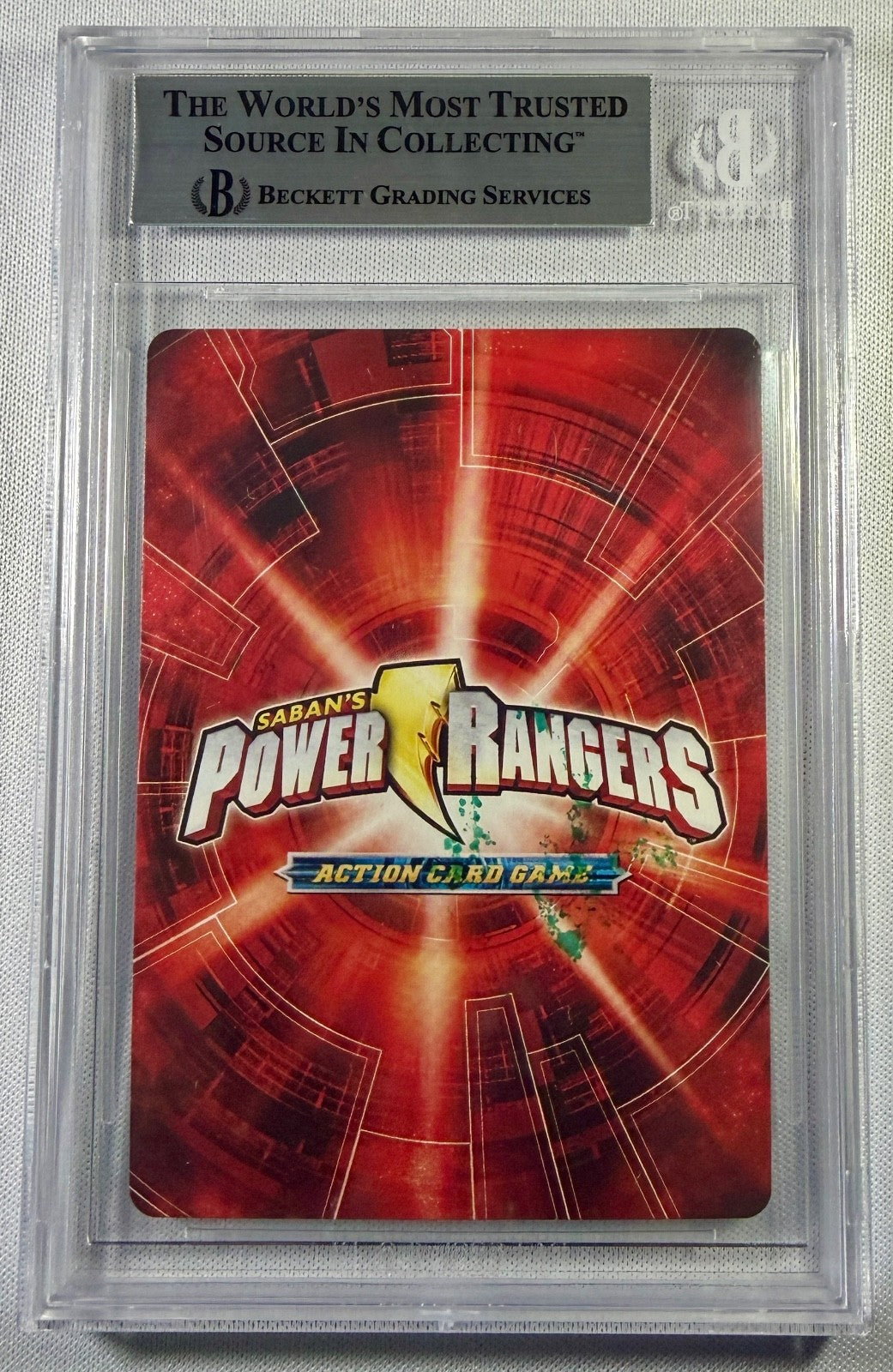 2013 Power Rangers Black Dino Jason David Frank Signed Auto Card BAS Beckett1