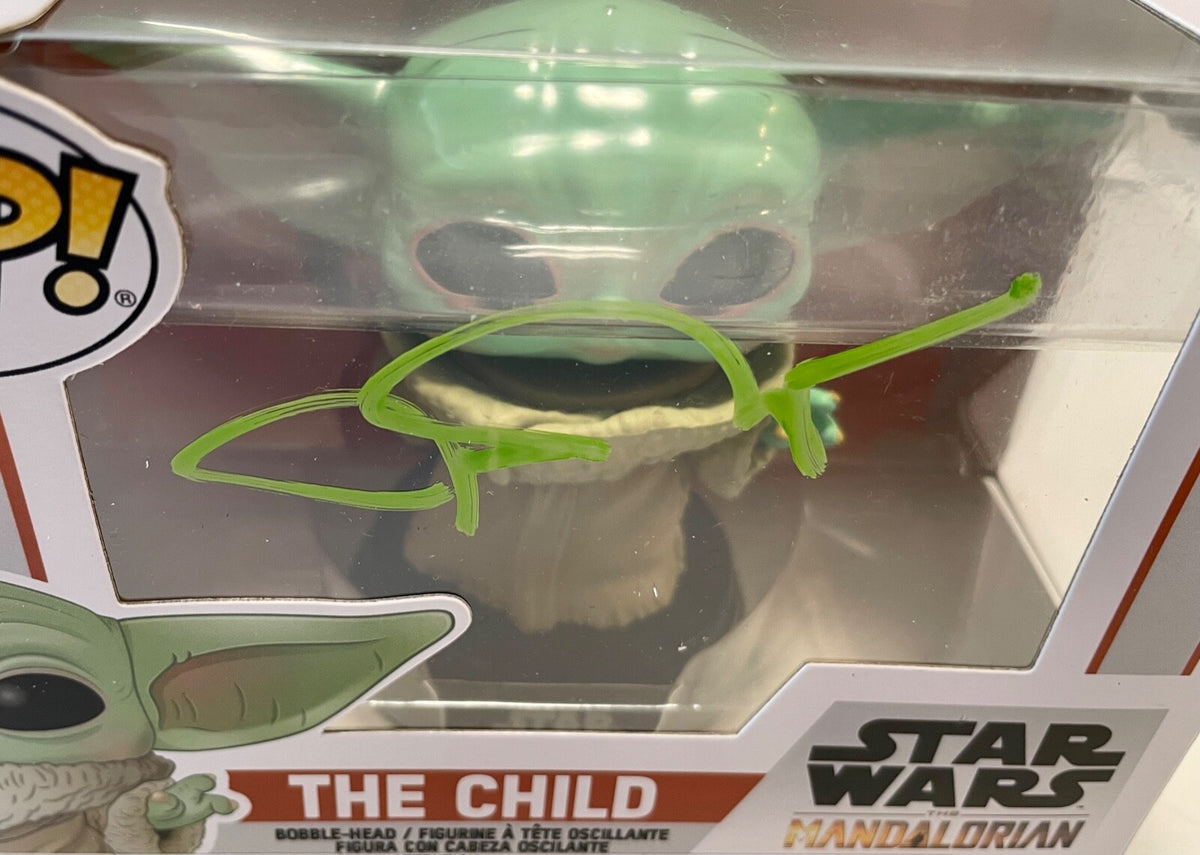 John Rosengrant Mandalorian The Child Signed Auto Funko Pop #368 PSA/DNA COA (C)1