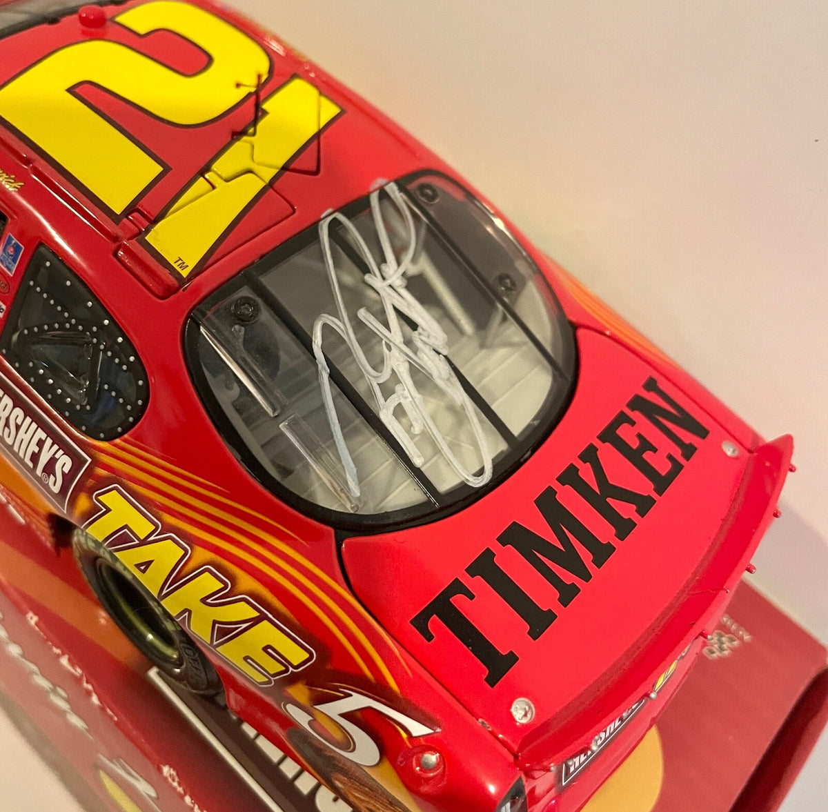 2005 Kevin Harvick & Richard Childress Take 5 Signed Auto 1/24 Diecast Car COA2