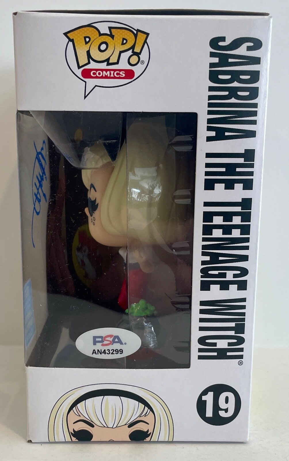 Melissa Joan Hart Sabrina The Teenage Witch Signed Auto Funko Pop #19 PSA DNA A2