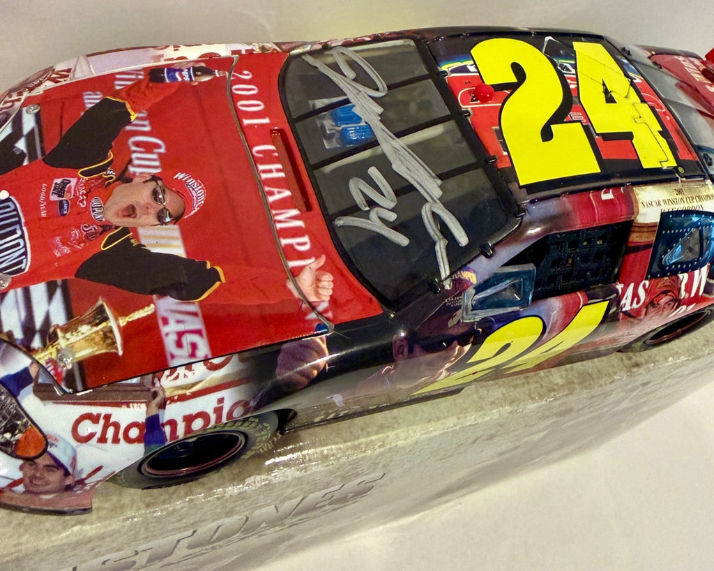 2005 Jeff Gordon Dupont 3x Daytona 500 Win Signed Auto 1/24 Diecast Car W/ COA1