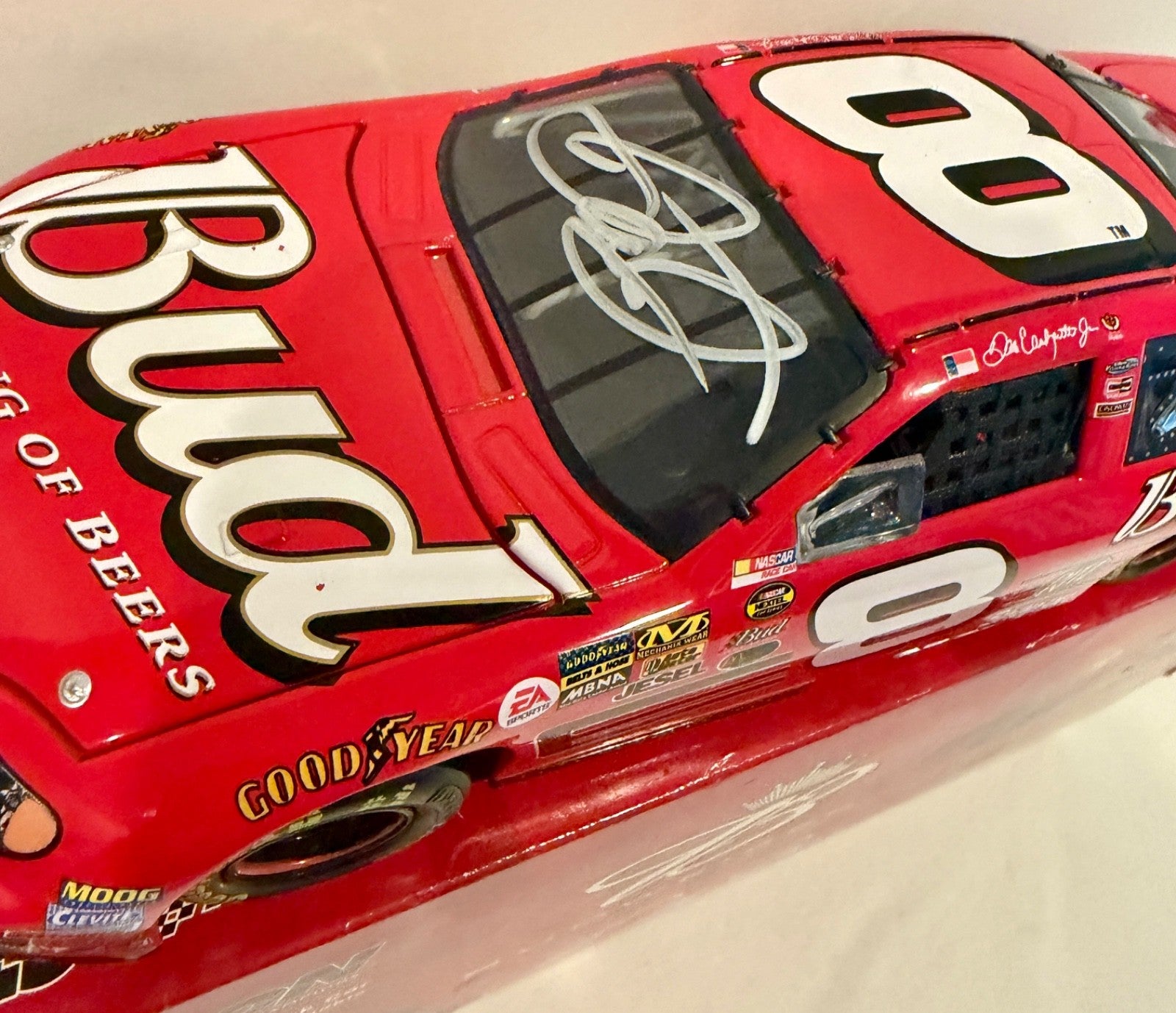 2004 Dale Earnhardt Jr. Budweiser #8 Signed Auto 1/24 Diecast Car W/ COA1